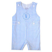 Myers Light Blue Gingham Shortall