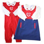 Rowan Red Ruffle Romper