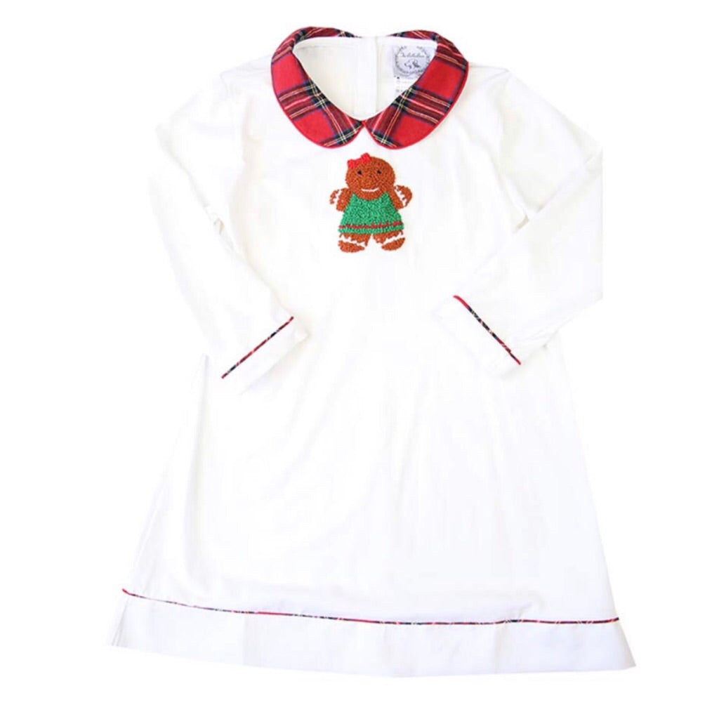 Girls gingerbread loungewear for christmas holiday 