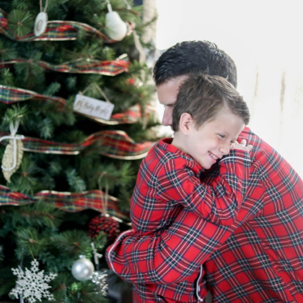 Children’s Red Tartan Loungewear