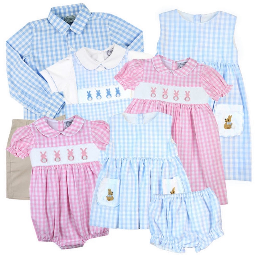 Peter Cottontail Smocked Bunny Dress