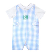 Myers Light Blue Gingham Shortall