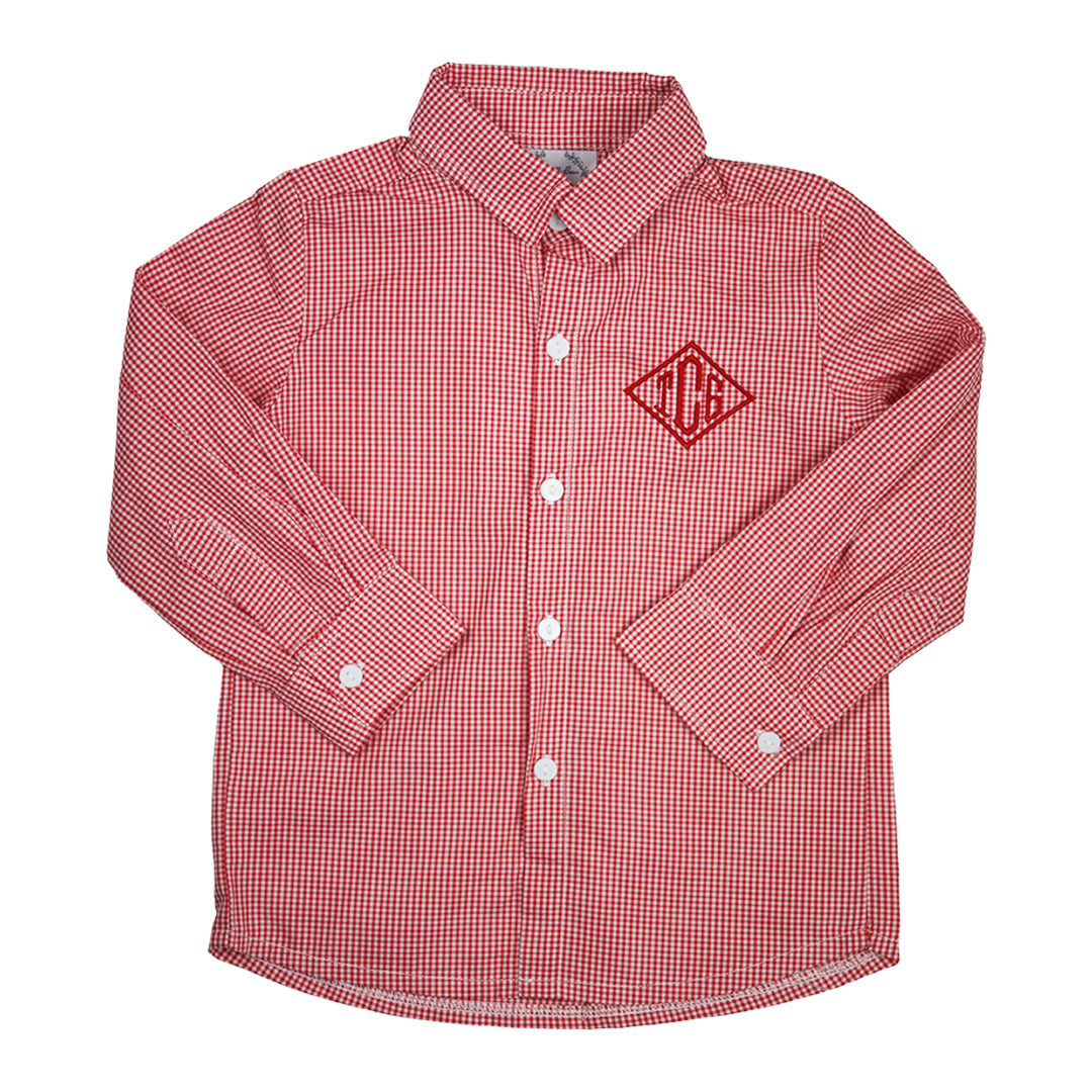 Holden Red Gingham Button Down Shirt