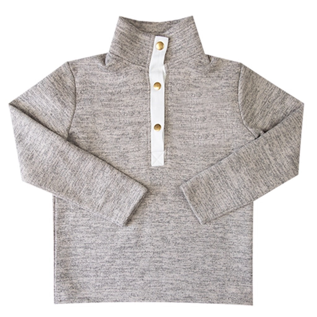 Ladies Heathered Fleece Pullover