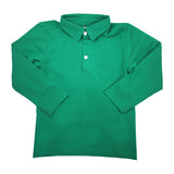 Green Jack Classic Long-Sleeve Polo