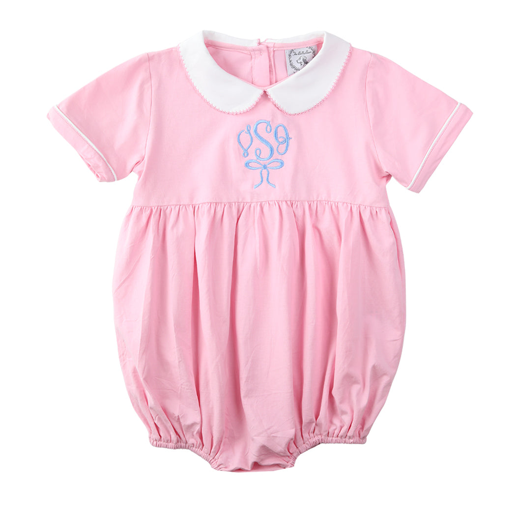 Pink Laine Short-Sleeve Bubble Bodysuits