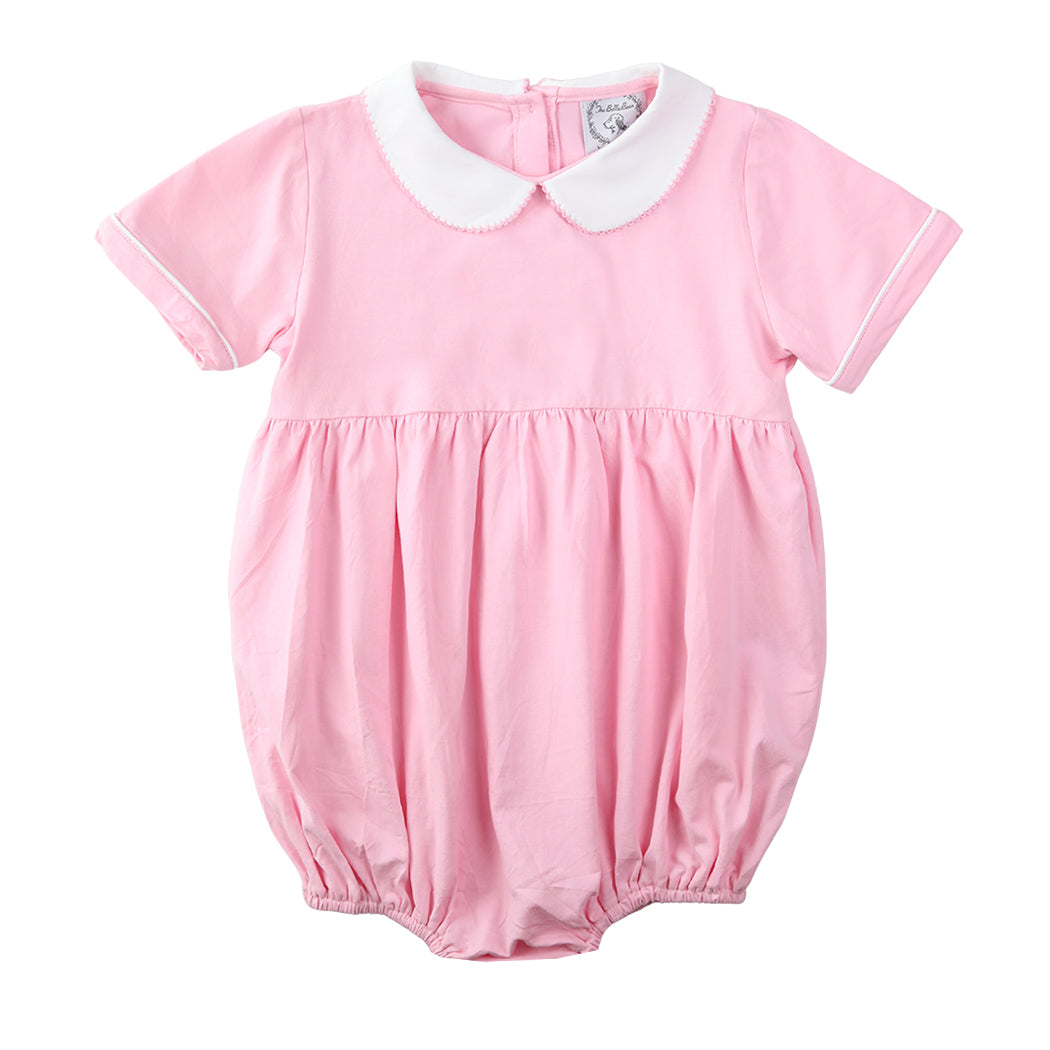 Pink Laine Short-Sleeve Bubble Bodysuits