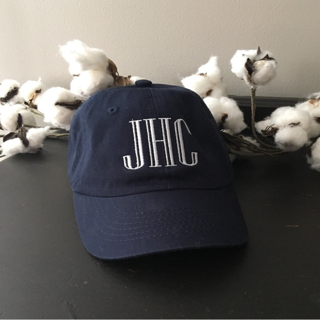 Kids Monogrammed Baseball Hat