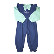 Kensington Navy Corduroy Romper