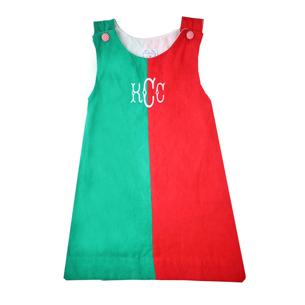 Jolly Red & Green Corduroy Jumper