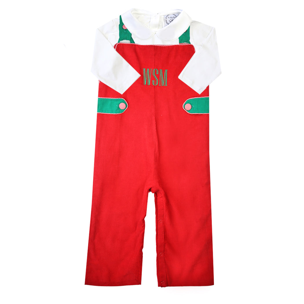 Jolly Red Corduroy Longall