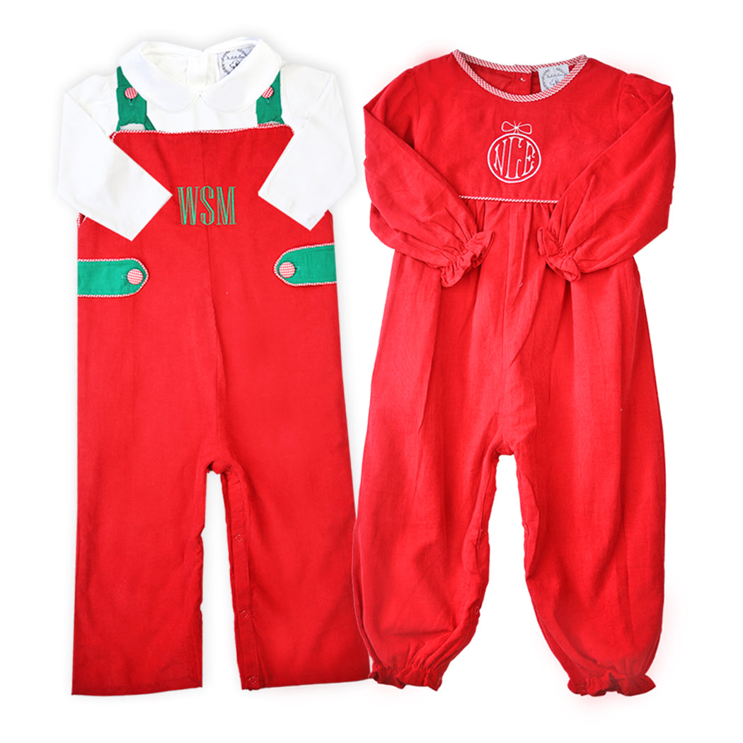 Jolly Red Corduroy Longall