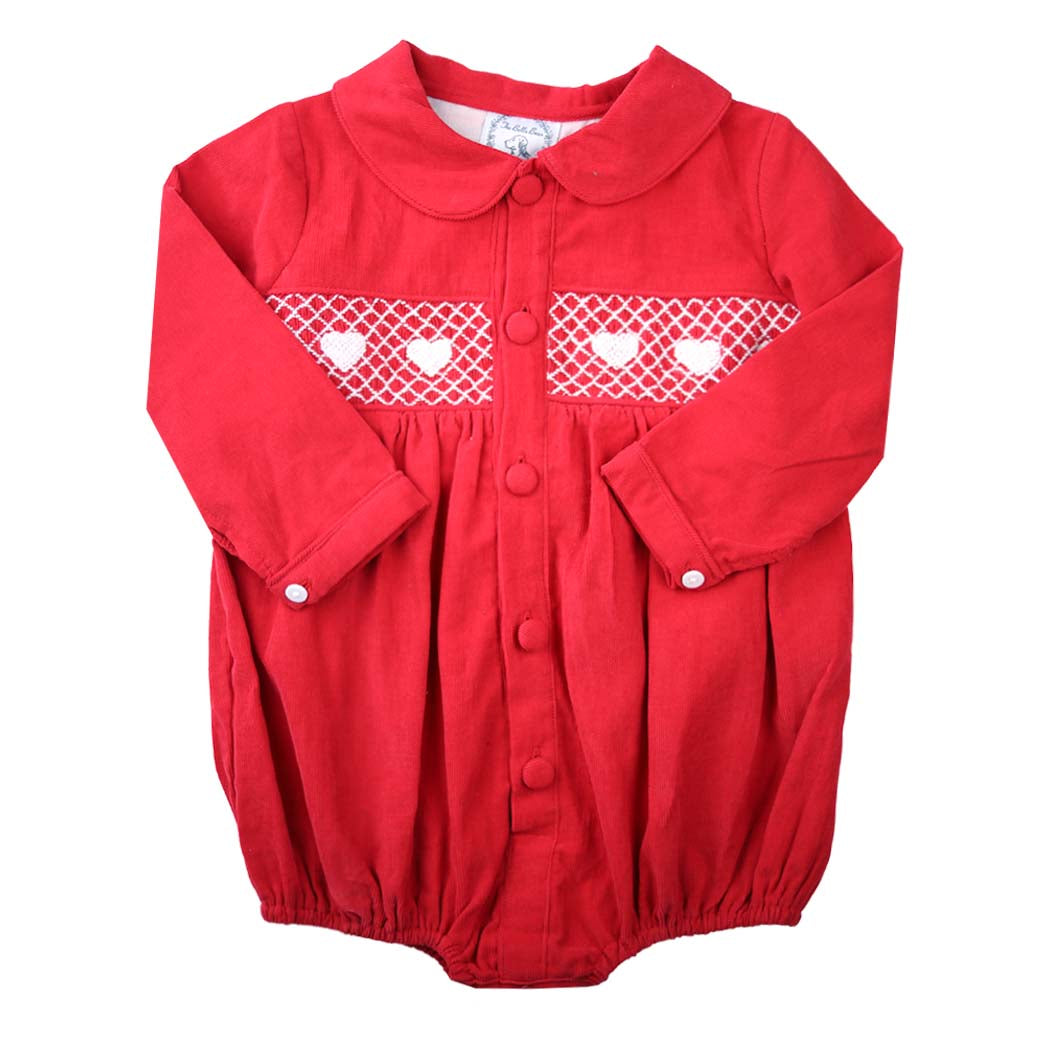 Murphy Red Smocked Heart Bubble